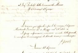 1810 – Commissario di guerra al Podestà di Murano
