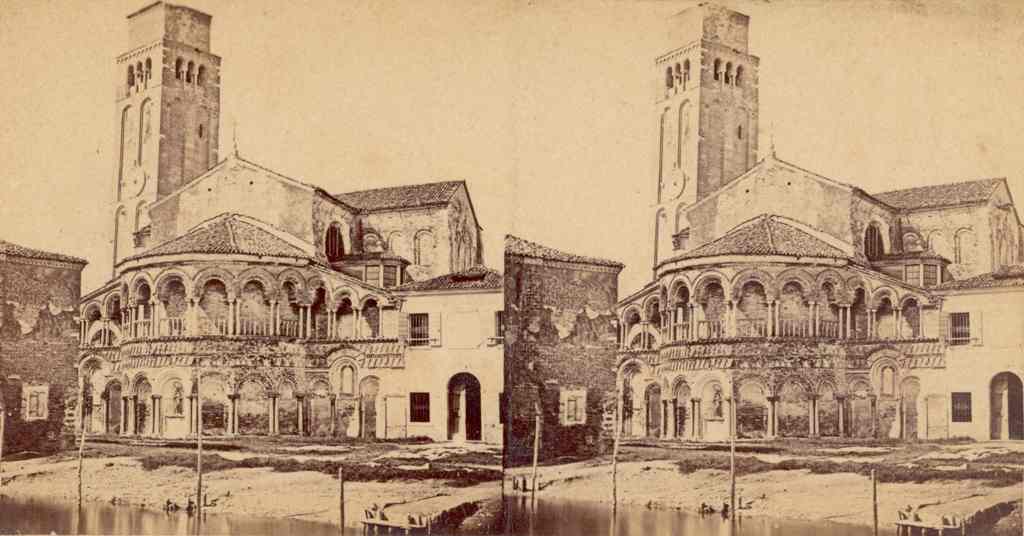 1870 – Stereoscopica Basilica di S.S. Maria e Donato