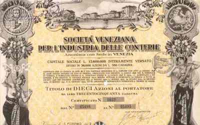 1933 – 10 Azioni Conterie