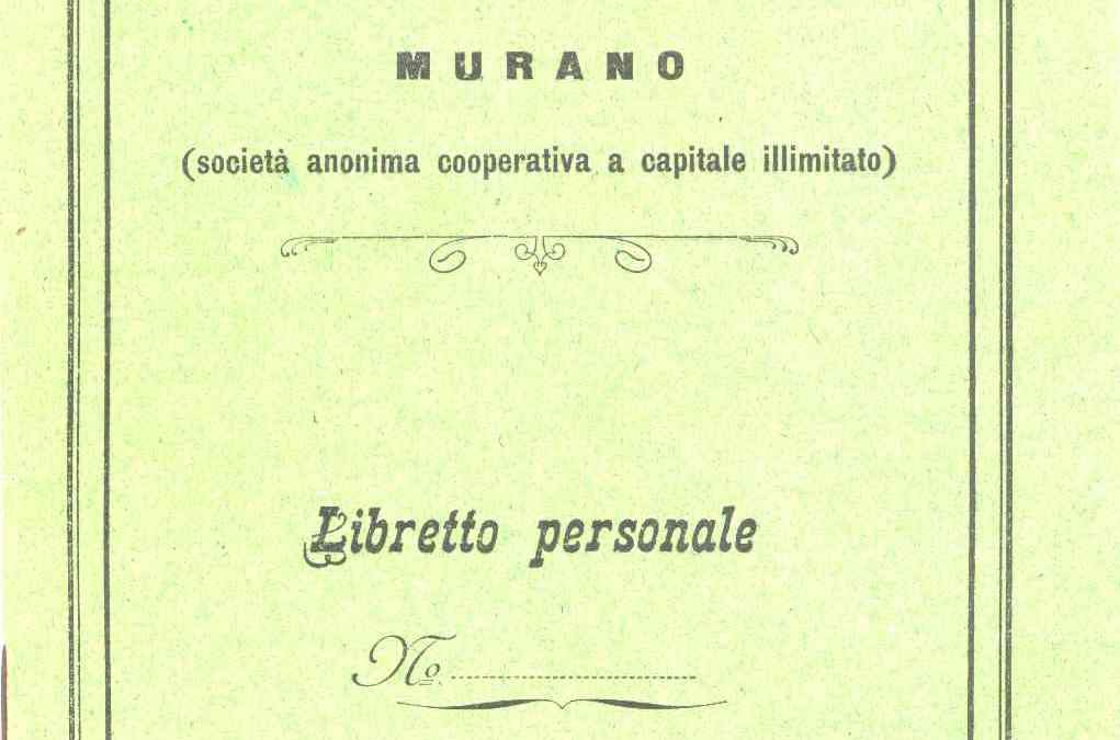 1903 – Libretto cassa operaia cattolica di San Giuseppe