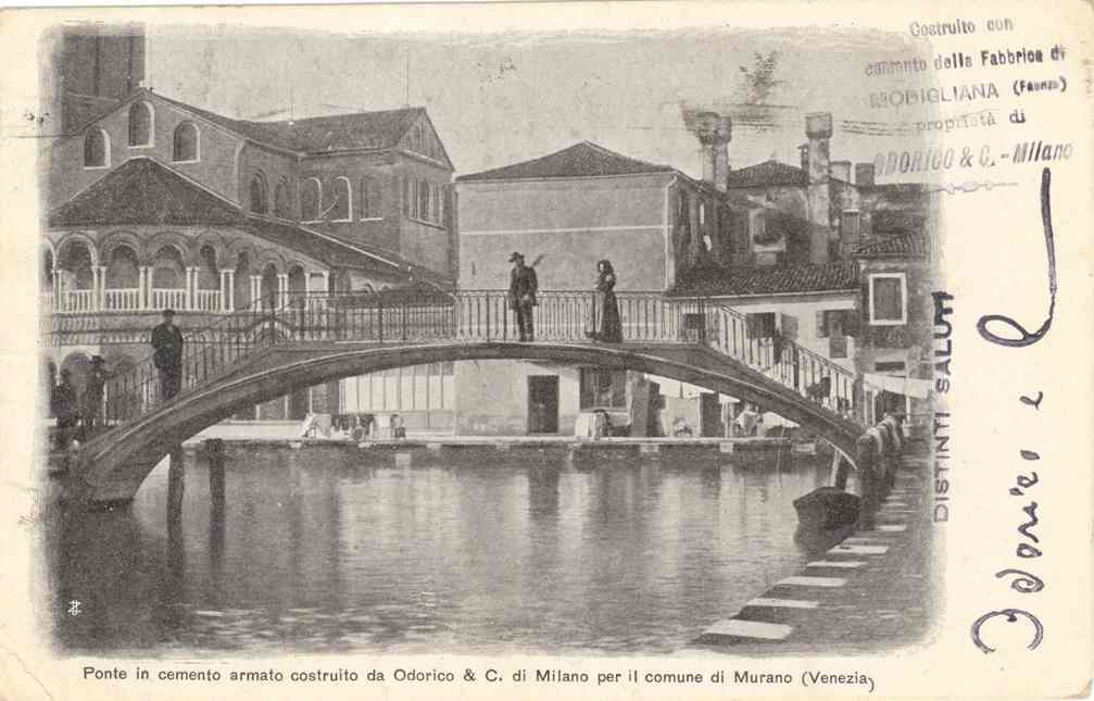 1902 – ponte in cemento armato ditta “Odorico & c.”