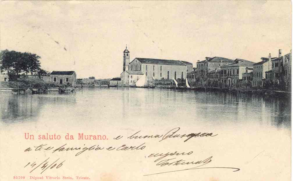 1906 – UN SALUTO DA MURANO